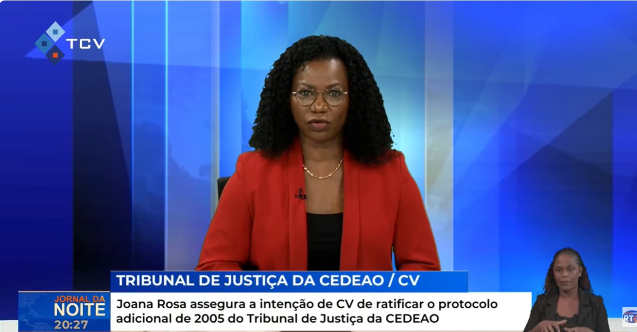 Joana Rosa garante intenção de CV ratificar protocolo do TJ da CEDEAO