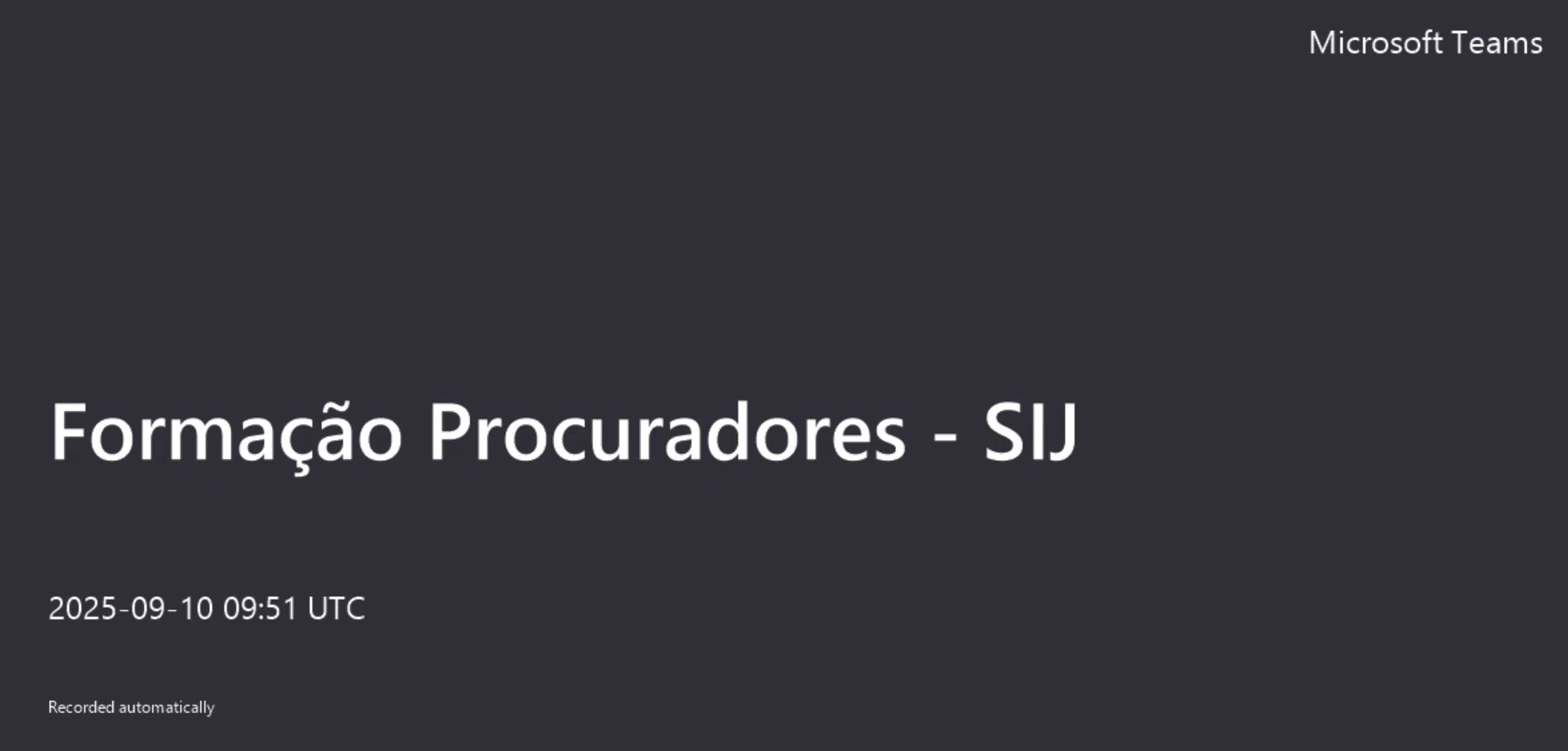 Formação de novos Procuradores